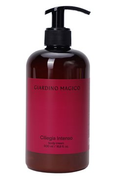 Крем для тела ciliegia intenso (500ml) GIARDINO MAGICO бесцветного цвета, арт. 4640200323798 | Фото 1 (Назначение: Для тела; Региональные ограничения белый список (Axapta Mercury): Не проставлено; Нос: Не проставлено; Тип продукта: Кремы)