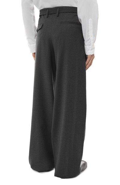 Шерстяные брюки ANN DEMEULEMEESTER, арт. 2402-M-TR01-FA515-088, фото 4