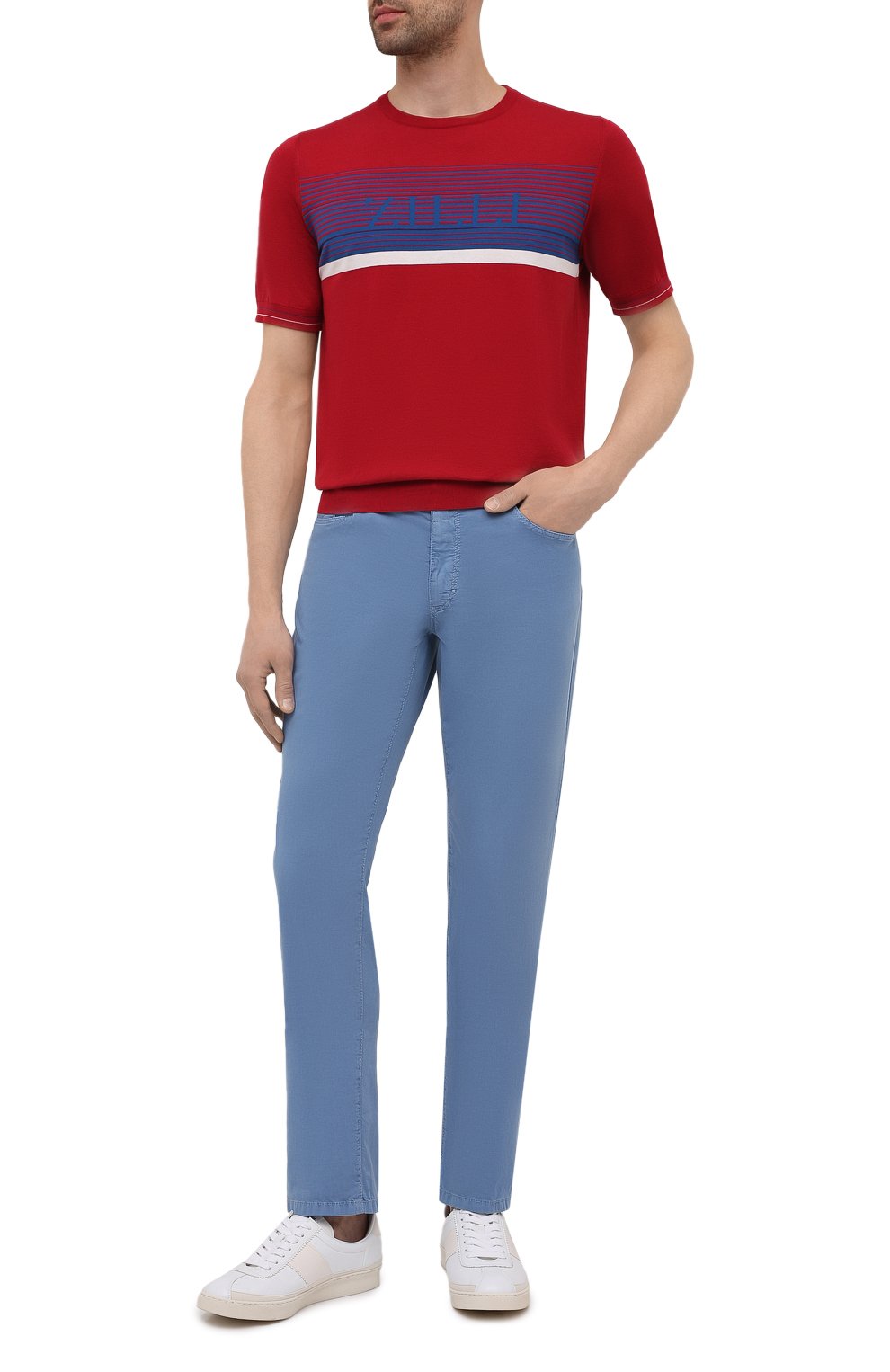 Брюки из хлопка и шелка ZILLI, арт. M0V-D0120-C0L01/S001, фото 2