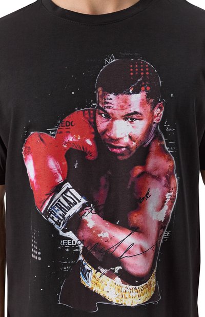 Хлопковая футболка BISIBIGLIO, арт. RED GL0V SIGN, фото 5