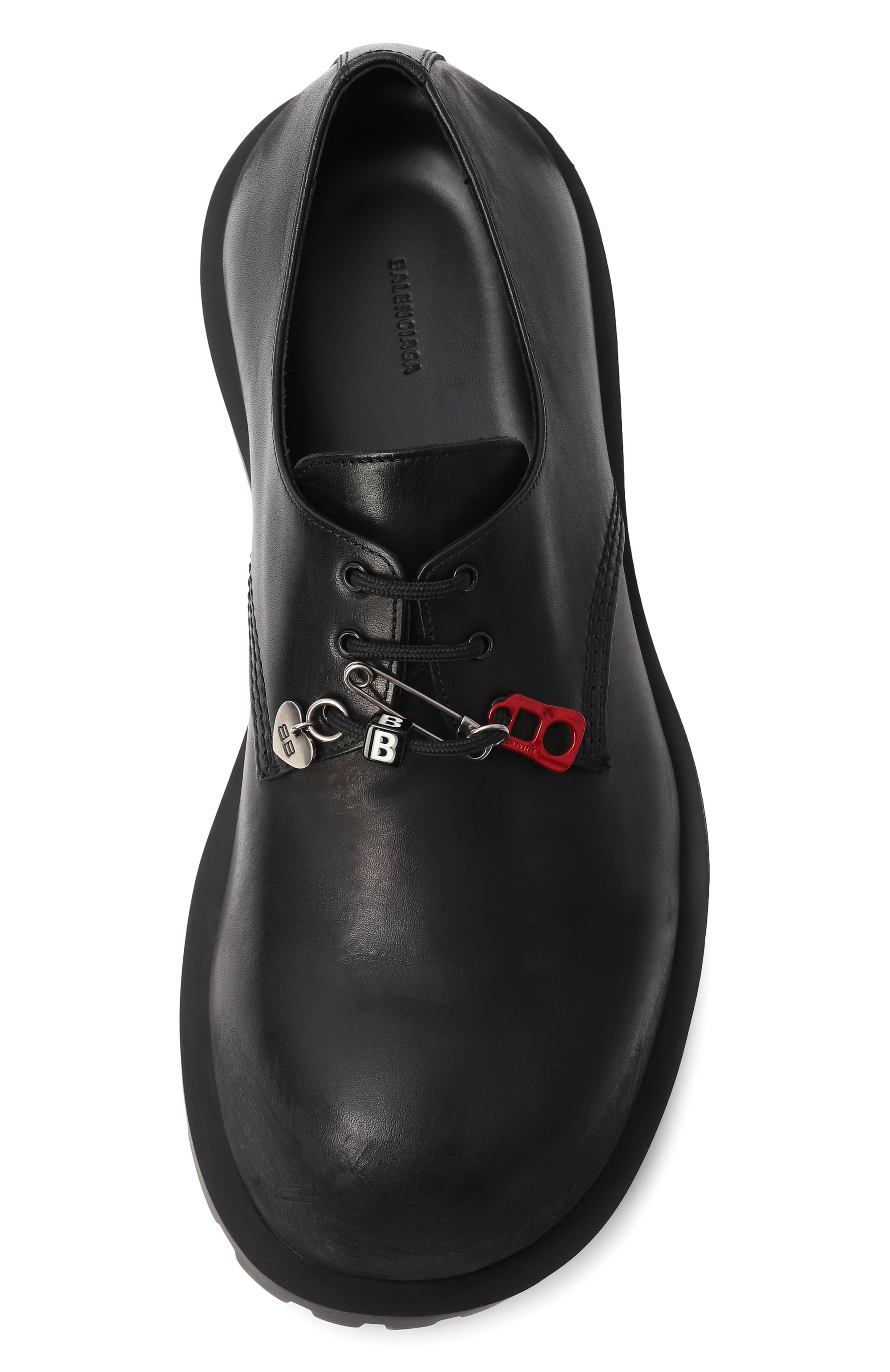 Кожаные дерби hummer BALENCIAGA, арт. 786136/WCDA3, фото 6