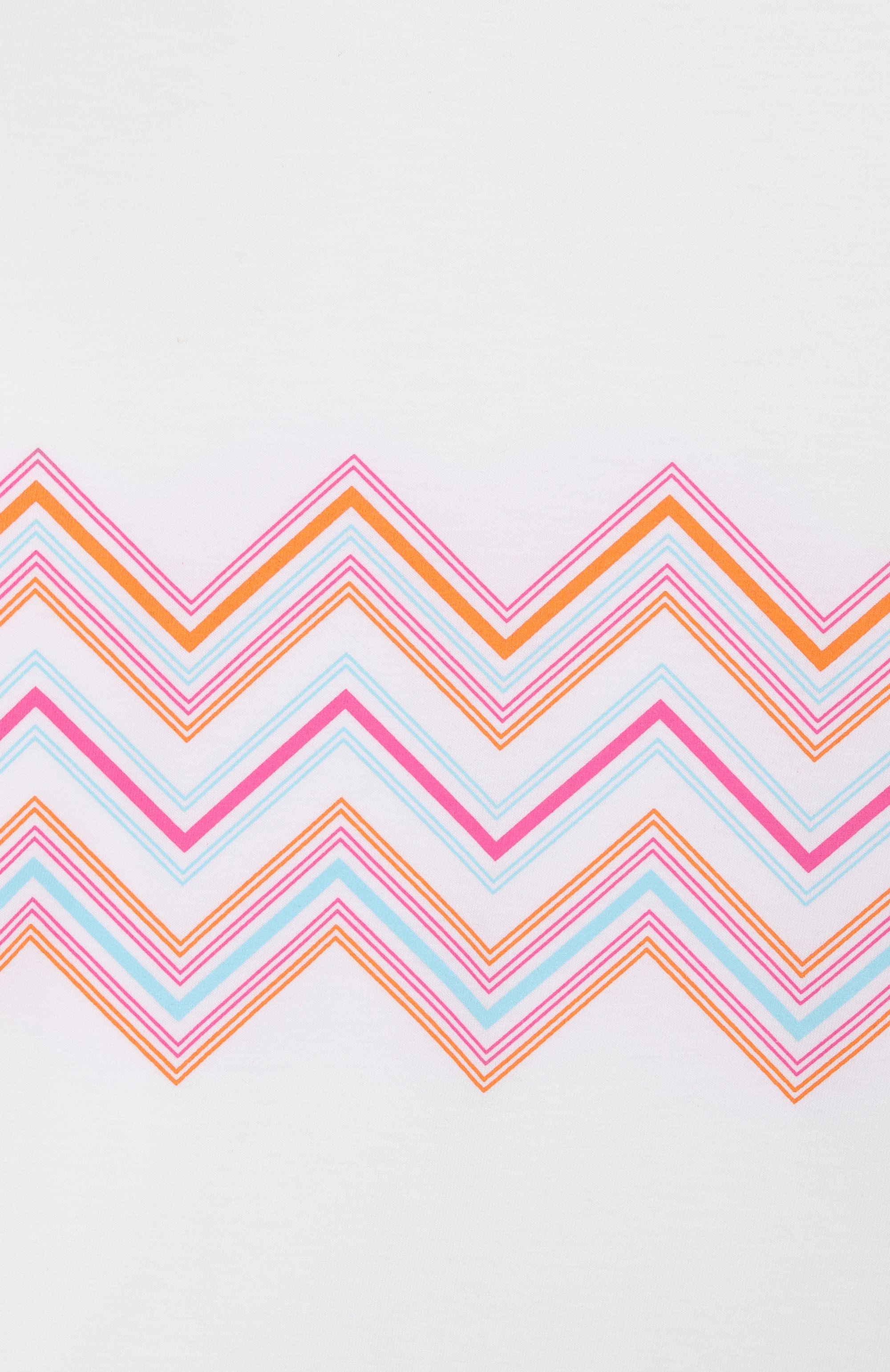 Хлопковая футболка MISSONI белого цвета по цене 17500 руб., арт. MW8A71/J0177/12-16, фото 3 Хлопковая футболка MISSONI, арт. MW8A71/J0177/12-16, фото 3