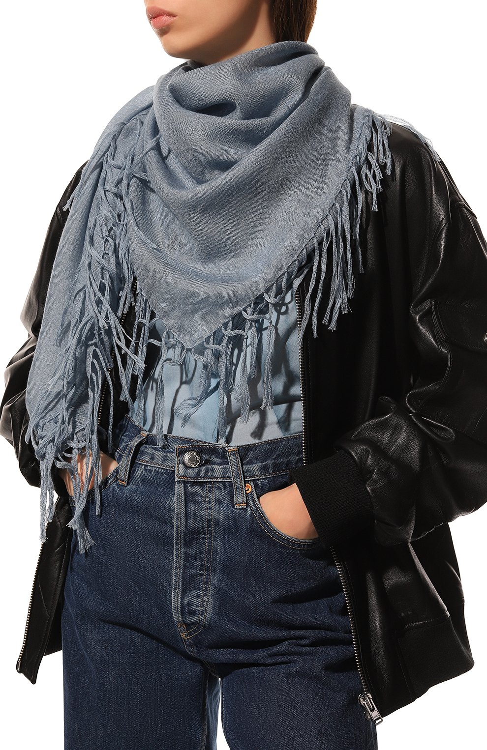 Шарф из кашемира и шелка BRUNELLO CUCINELLI, арт. MSC932049, фото 2