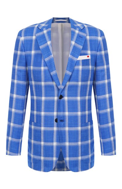 Мужской пиджак из кашемира и шелка KITON, арт. UG81K06T02