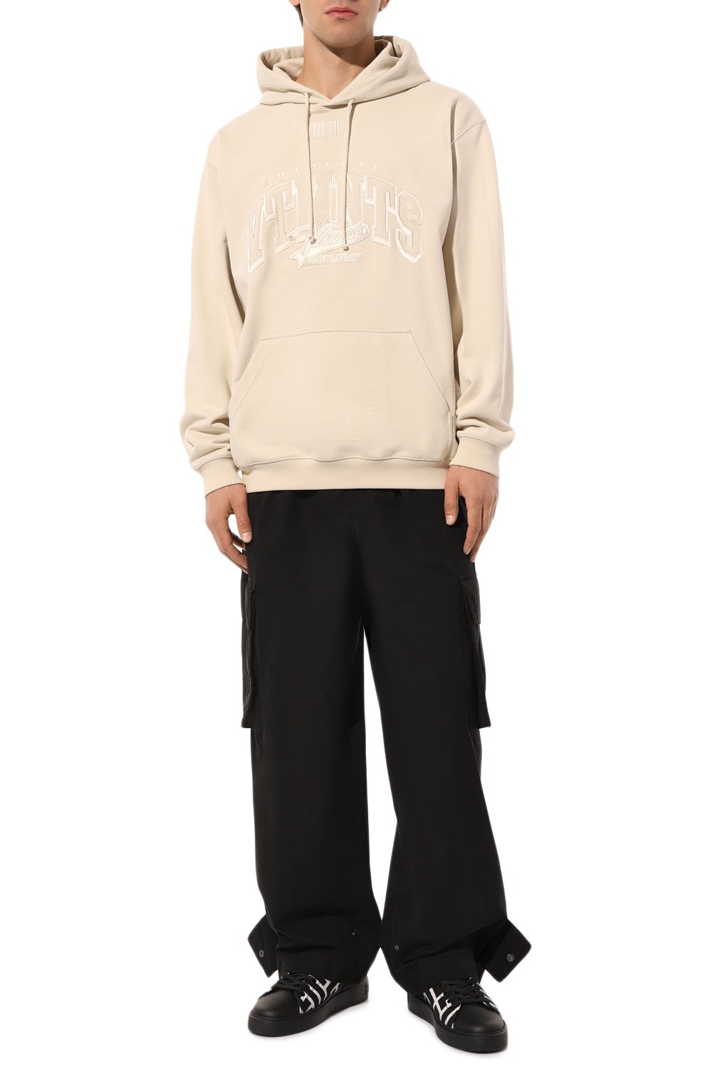 Текстильные кеды b-court BALMAIN, арт. XM0VI288TJXH, фото 2