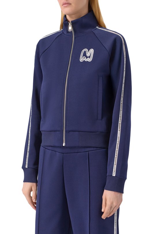 Хлопковая толстовка MSGM 3841MDM136/257267 Синий  3841MDM136/257267 Фото 3