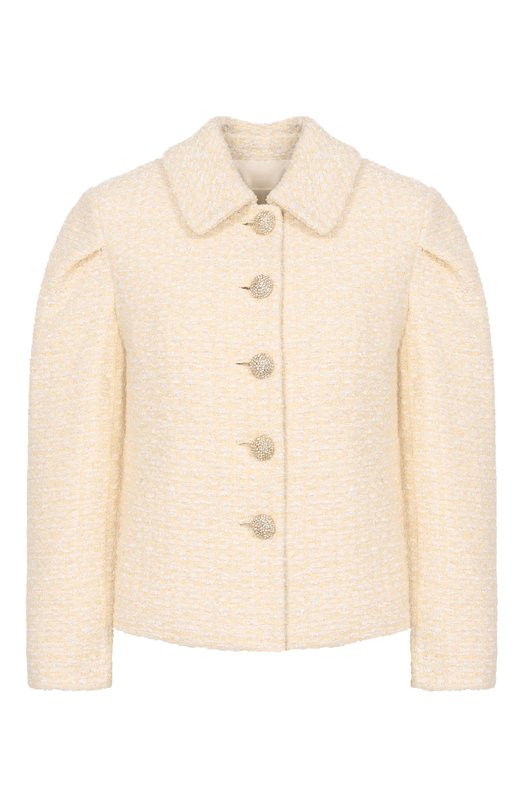 Твидовый жакет MVST M26.2PW.J005/F108 IV0RY B0UCLE Кремовый M26.2PW.J005/F108 IV0RY B0UCLE
