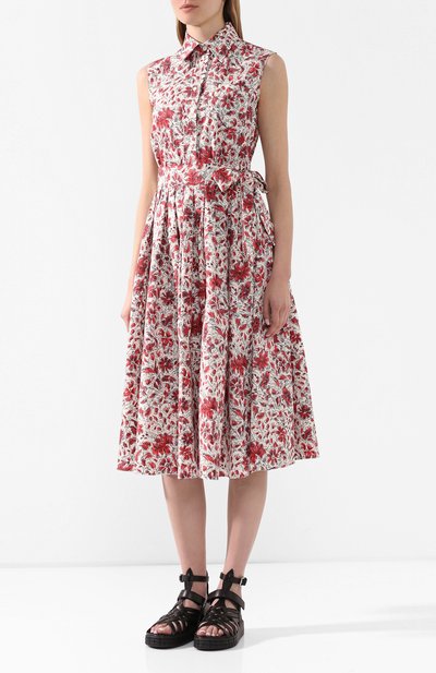 Хлопковое платье PRADA, арт. P38Q3M-1WNC-F0D17, фото 3