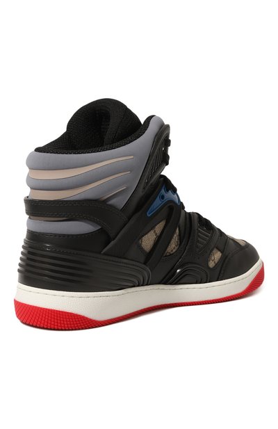 Комбинированные кеды basket GUCCI, арт. 673077 2SHG0, фото 5