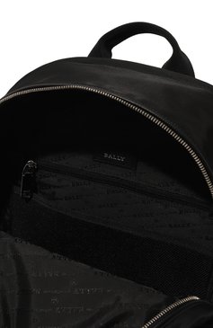 Мужской текстильный рюкзак BALLY черного цвета, арт. 594750/21397 | Фото 5 (Материал сплава: Проставлено; Нос: Не проставлено; Материал: Текстиль; Драгоценные камни: Проставлено; Стили: Кэжуэл; Размер: large)