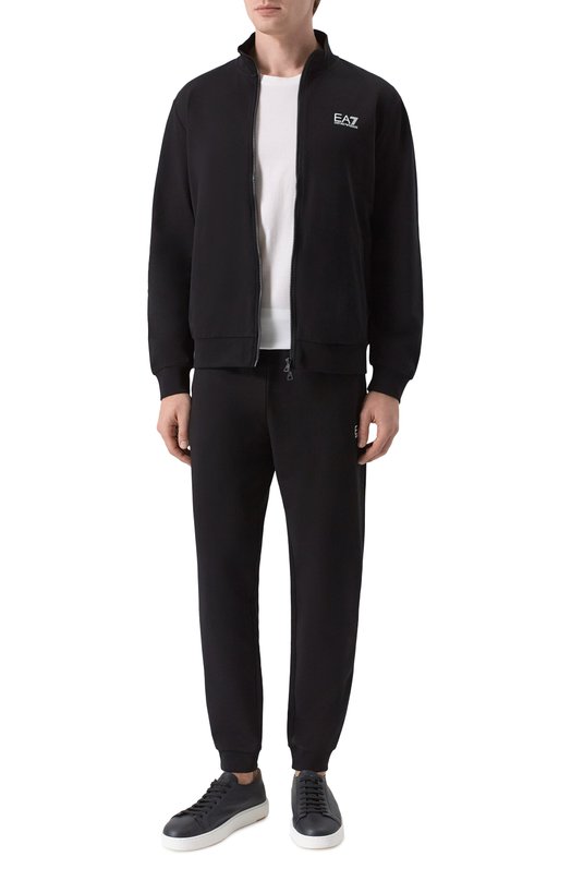 Хлопковый спортивный костюм EA7 8NPV60/PJVRZ Чёрный 8NPV60/PJVRZ