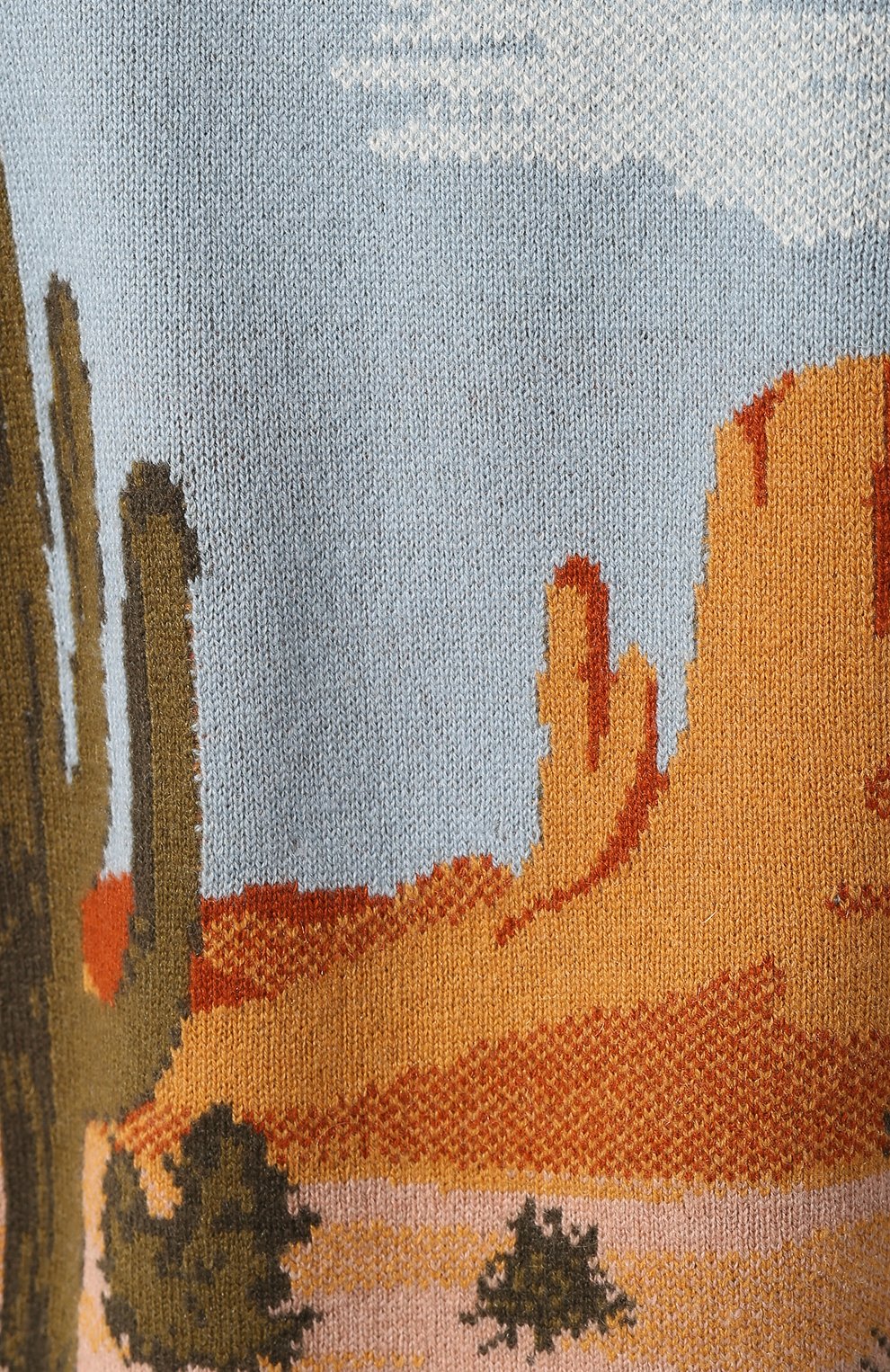 Джинсовая куртка ALANUI голубого цвета по цене 120500 руб., арт. LWYE001R19027040, фото 5 Джинсовая куртка ALANUI, арт. LWYE001R19027040, фото 5