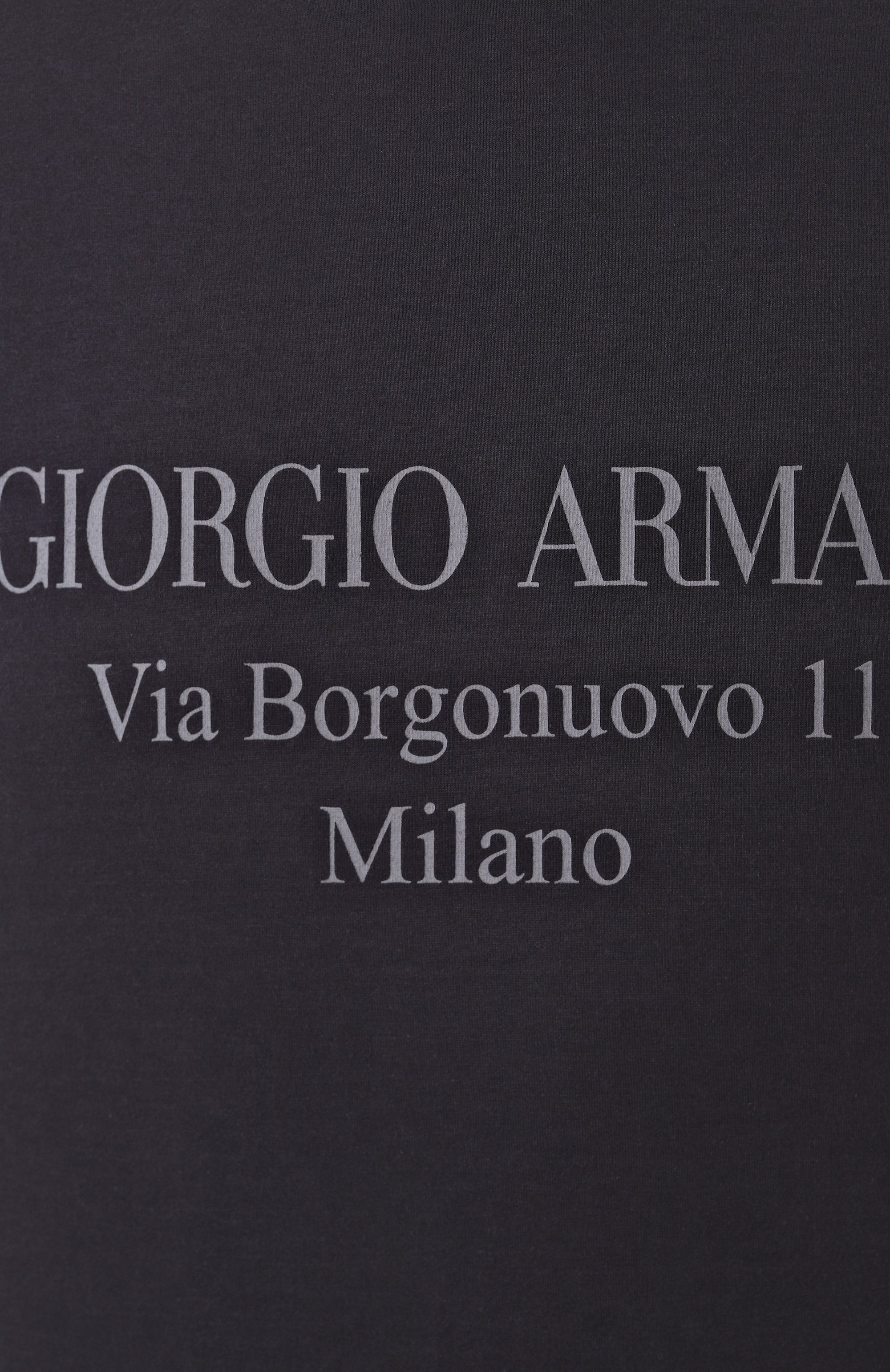 Хлопковый свитшот GIORGIO ARMANI, арт. 3GSM81/SJSXZ, фото 6