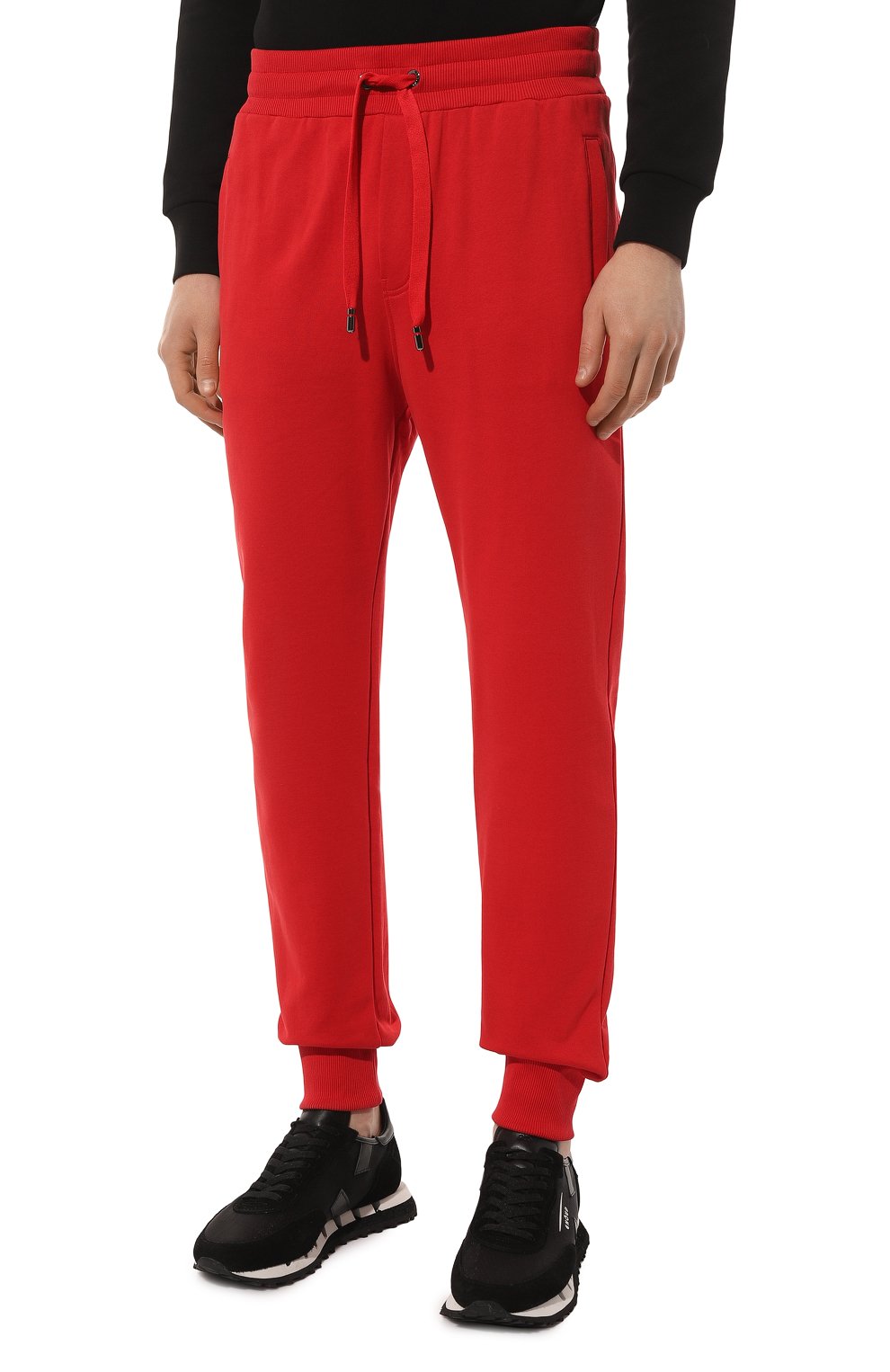 Хлопковые джоггеры DOLCE & GABBANA, арт. GVXEHZ/FU7DU, фото 3