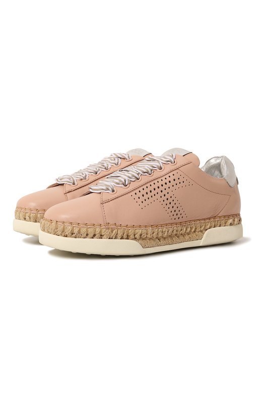 

Кожаные кеды Tod’s, Розовый