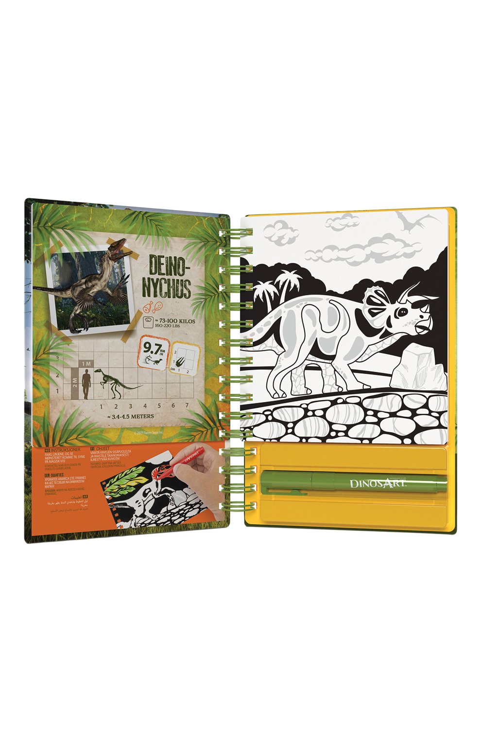 Раскраска-скетчбук dino PAREMO разноцветного цвета по цене 2410 руб., арт. 15204_NSDA, фото 2 Раскраска-скетчбук dino PAREMO, арт. 15204_NSDA, фото 2