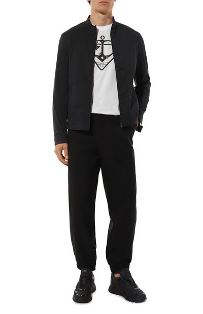 Шерстяные джоггеры PRADA, арт. SPH212-108B-F0002-221, фото 2