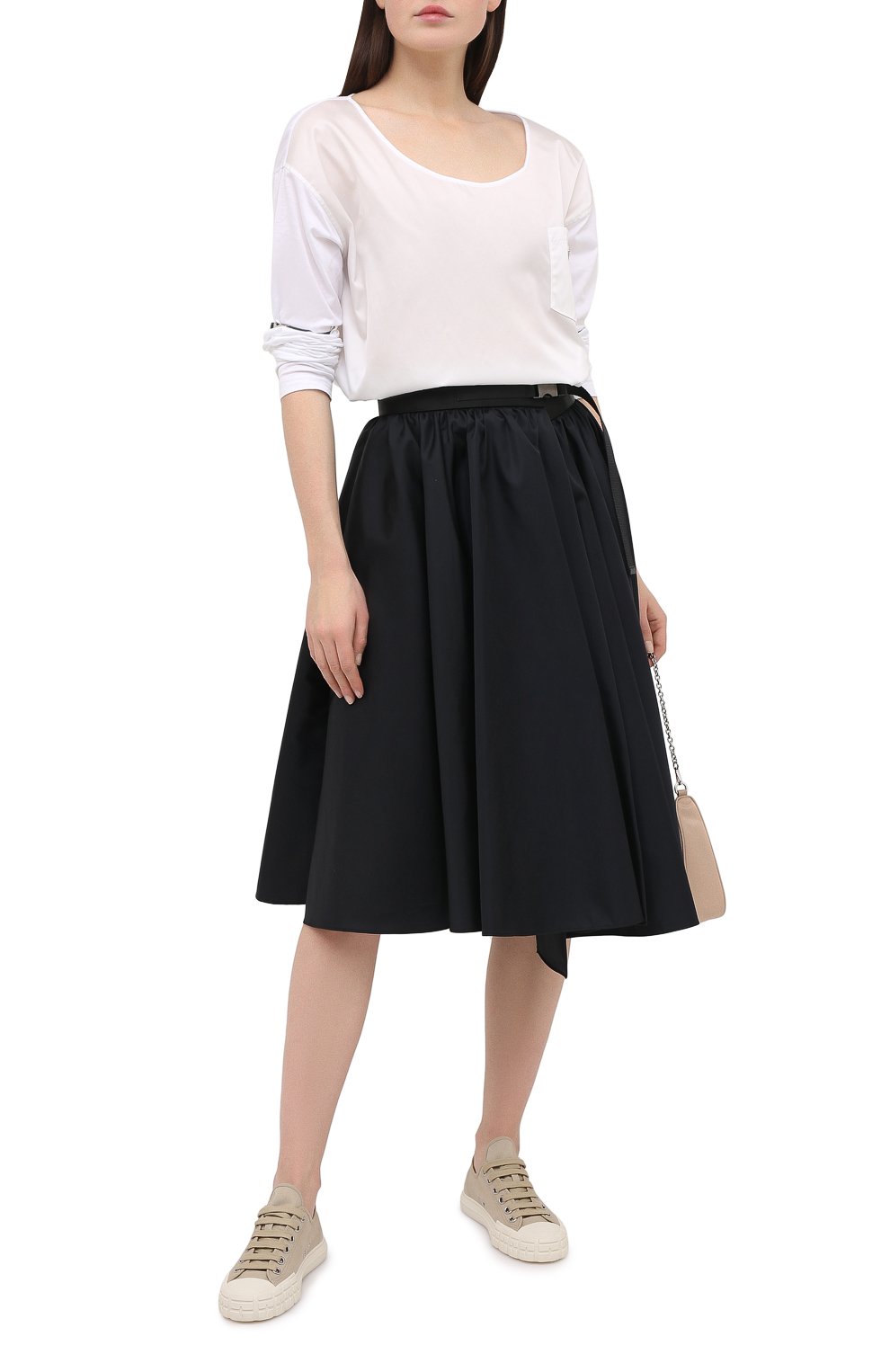 Текстильные кеды PRADA, арт. 1E231M-2OFZ-F0065-035, фото 2