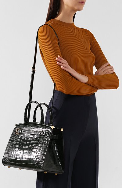 Сумка rl50 medium из кожи аллигатора RALPH LAUREN, арт. 435769042AMIS, фото 5