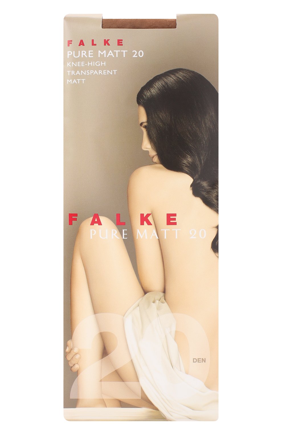 Гольфы FALKE бежевого цвета по цене 960 руб., арт. 41712_, фото 1 Гольфы FALKE, арт. 41712_, фото 1