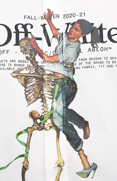 Хлопковая руб�ашка OFF-WHITE, арт. 0MGA138F20FAB0020140, фото 5