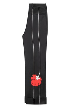 Шелковые брюки PRADA, арт. P205E-1XZ0-F0N98-202, фото 3