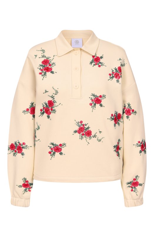 Хлопковое поло Bogner 86216678 Кремовый 86216678