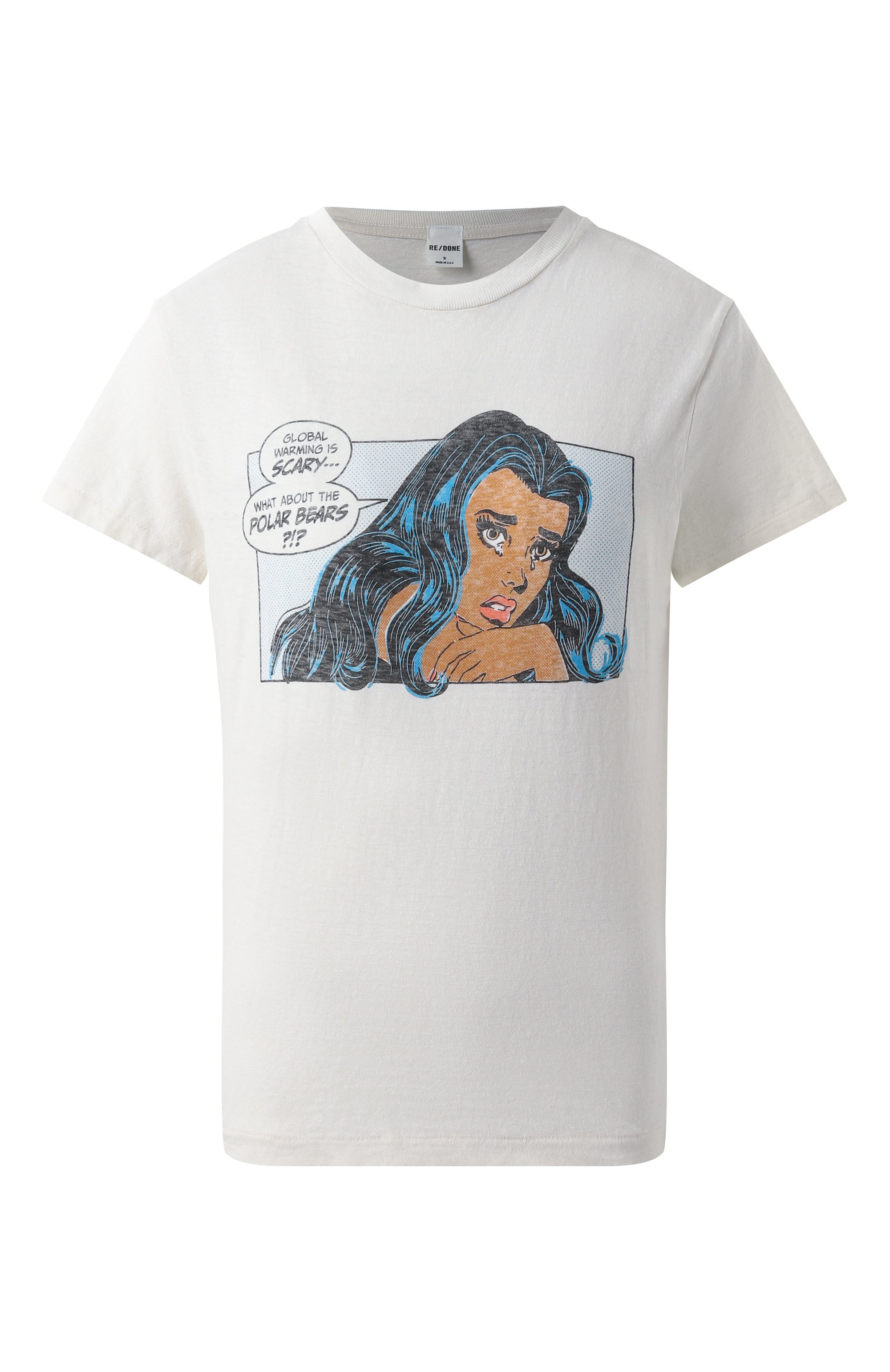 Хлопковая футболка RE/DONE, арт. 024-02WCGT308, фото 1