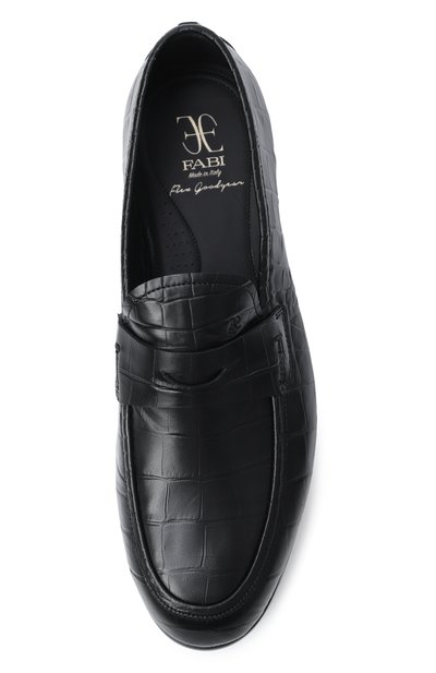 Кожаные пенни-лоферы glove FABI, арт. FU1463/C0CC0, фото 5