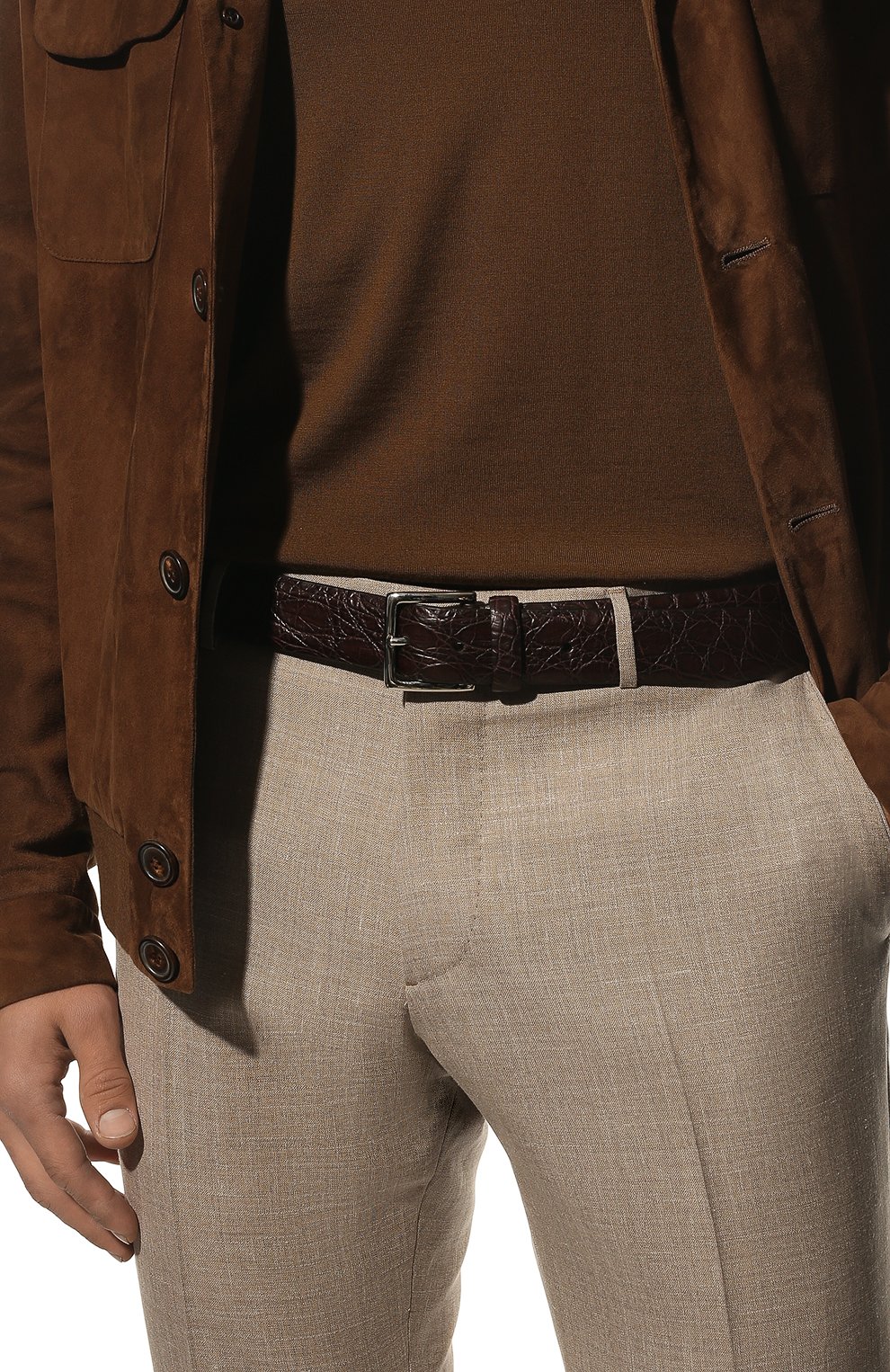 Ремень из кожи каймана LORO PIANA, арт. FAI1156/CYAC, фото 2