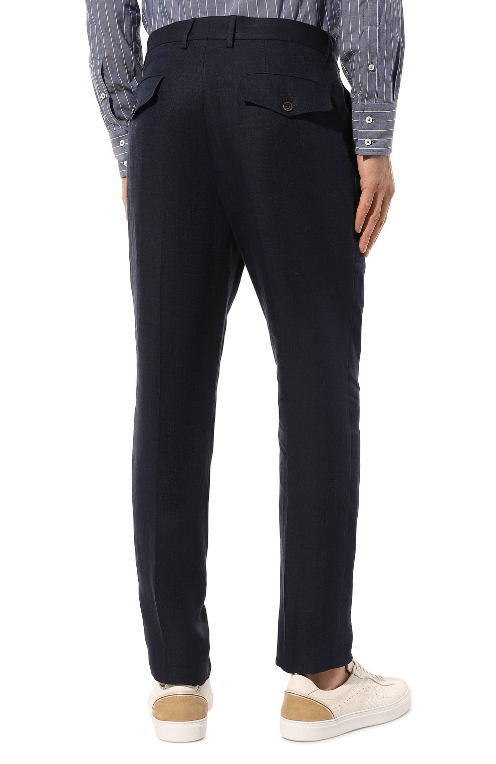 Льняные брюки BRUNELLO CUCINELLI, арт. MS442B6221, фото 4