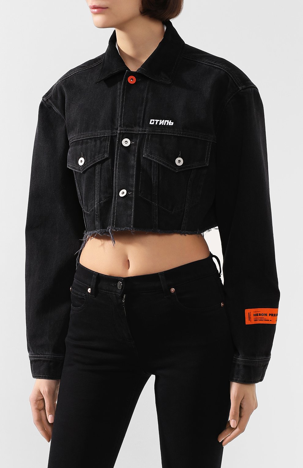 Джинсовая куртка HERON PRESTON, арт. HWYE001E197970087888, фото 3