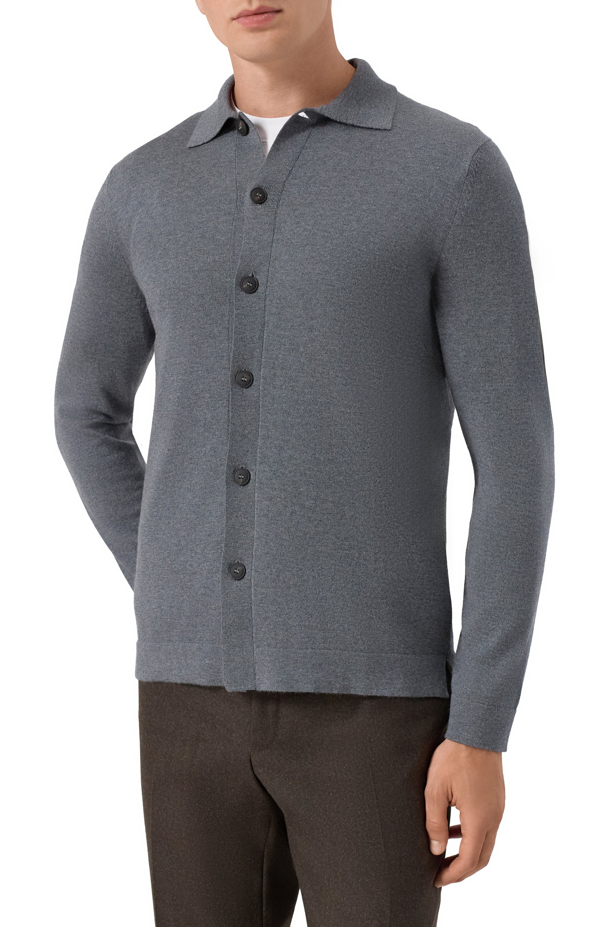 Шерстяная рубашка GRAN SASSO, арт. 57116/14822, фото 3