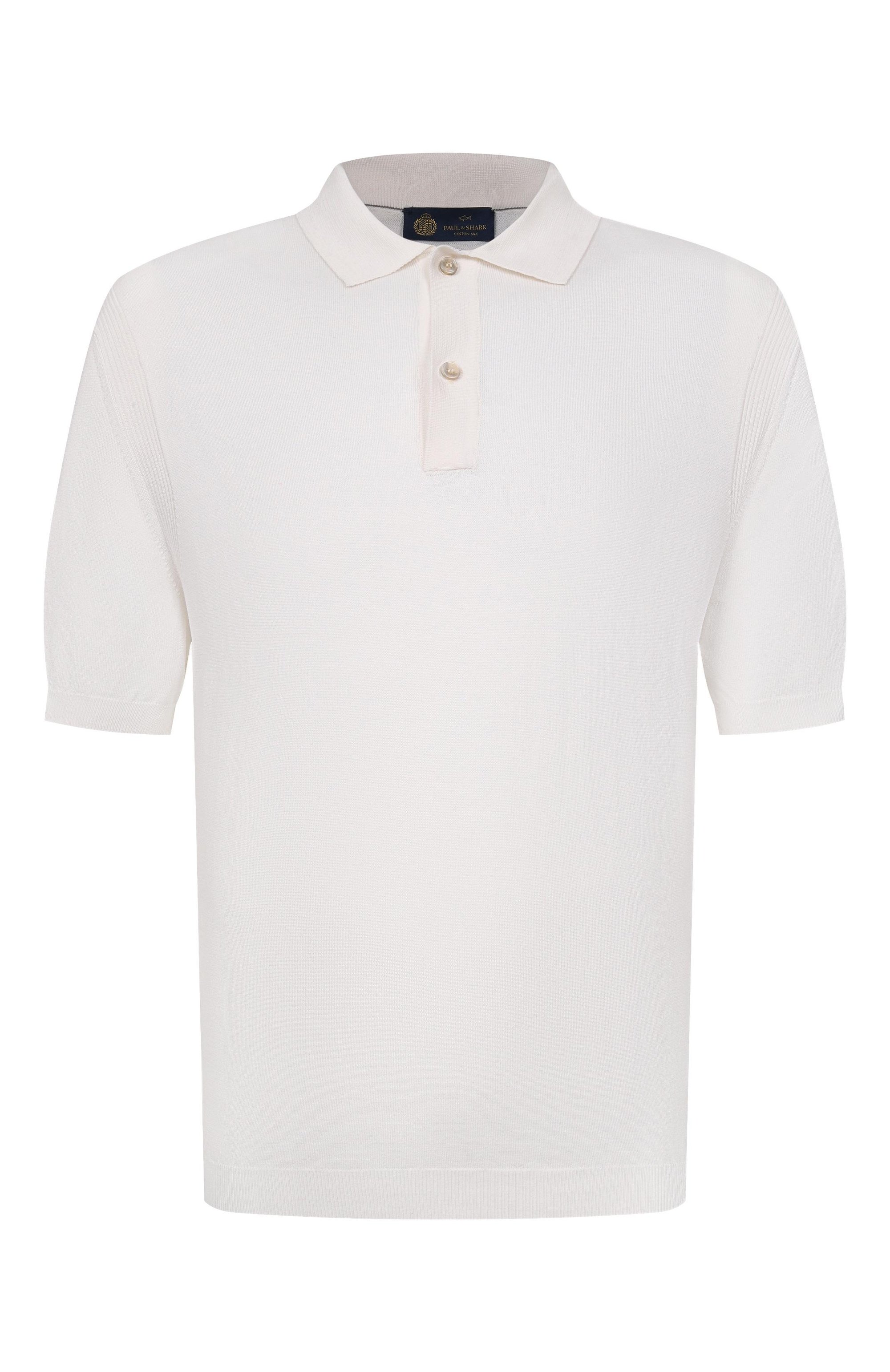 Поло из шелка и хлопка PAUL&SHARK, арт. 26411608_001, фото 1