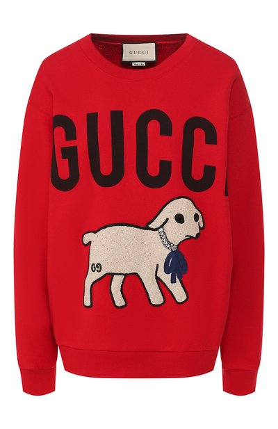 Хлопковый свитшот GUCCI, арт. 469250/XJBUE, фото 1