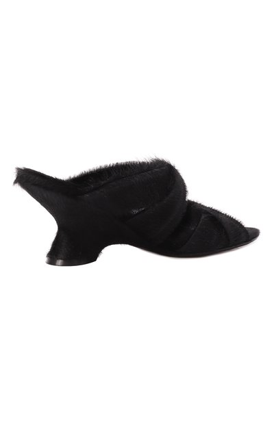 Кожаные мюли DRIES VAN NOTEN черного цвета по цене 99500 руб., арт. 011710-301-900, фото 5 Кожаные мюли DRIES VAN NOTEN, арт. 011710-301-900, фото 5