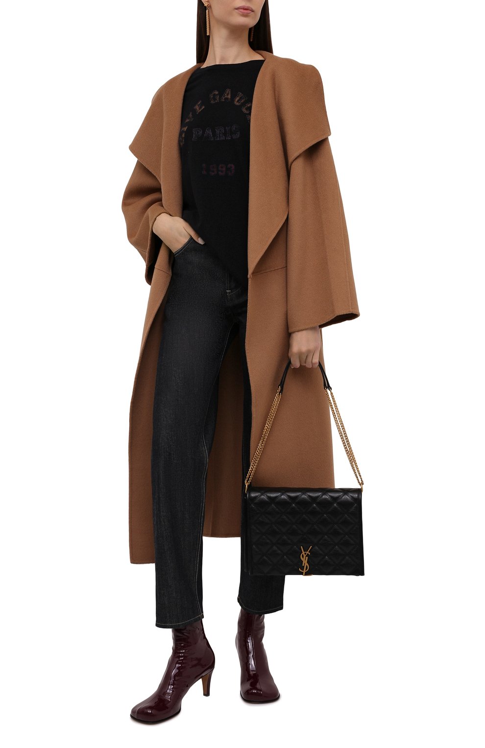 Хлопковая футболка SAINT LAURENT, арт. 660735/Y36FQ, фото 2