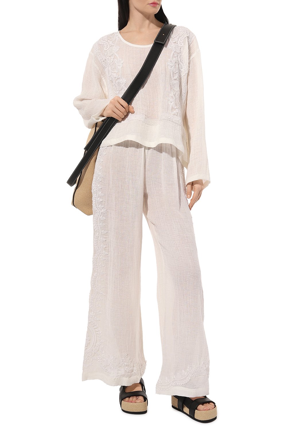 Льняные брюки MAURIZIO, арт. MZS4W01210577, фото 2