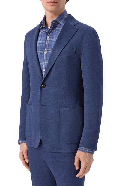 Пиджак изо льна и хлопка ANDREA CAMPAGNA, арт. BIELLA/MULTILIN0 17717, фото 3