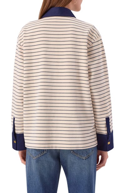 Хлопковое поло GANNI, арт. T4215, фото 4