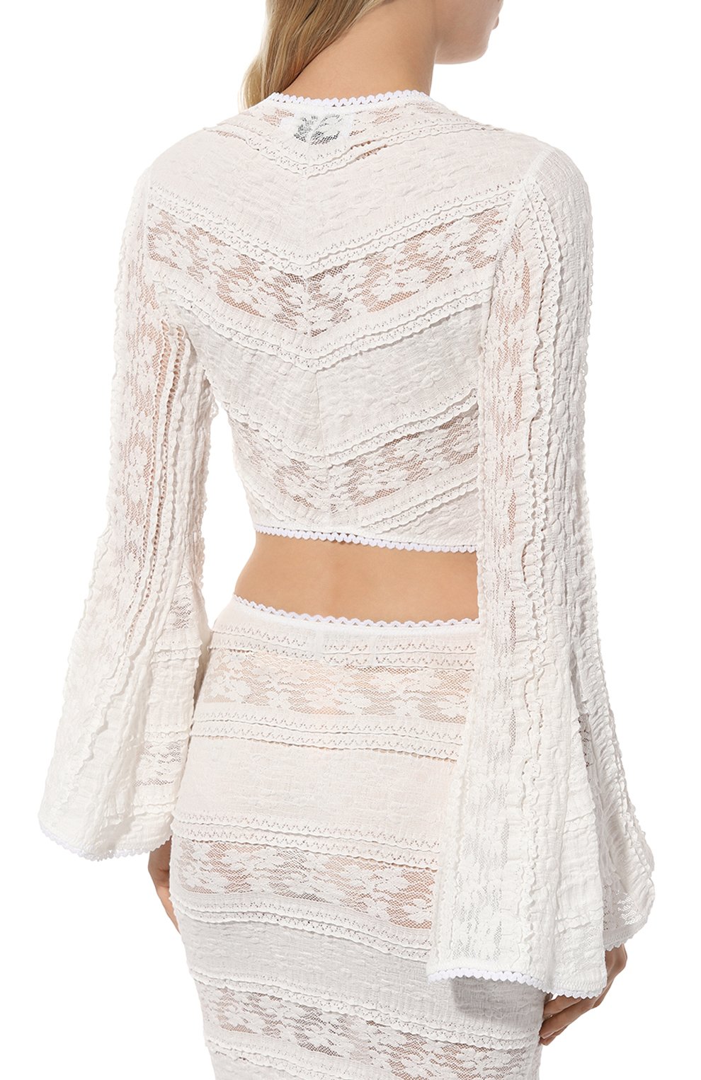 Топ CHARO RUIZ IBIZA белого цвета по цене 23700 руб., арт. 238101, фото 4 Топ CHARO RUIZ IBIZA, арт. 238101, фото 4