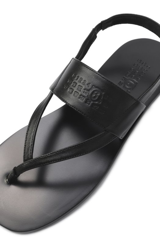 Кожаные сандалии Anatomic MM6 S66WP0108/P3628 Чёрный  S66WP0108/P3628 Фото 7