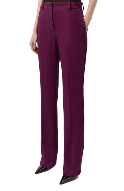 Брюки NINA RICCI фиолетового цвета по цене 92800 руб., арт. 26ACPA018/AC0125, фото 3 Брюки NINA RICCI, арт. 26ACPA018/AC0125, фото 3