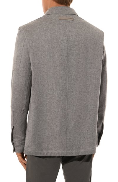 Кашемировая куртка-рубашка ZEGNA, арт. S0T6B/UEV46A8, фото 4