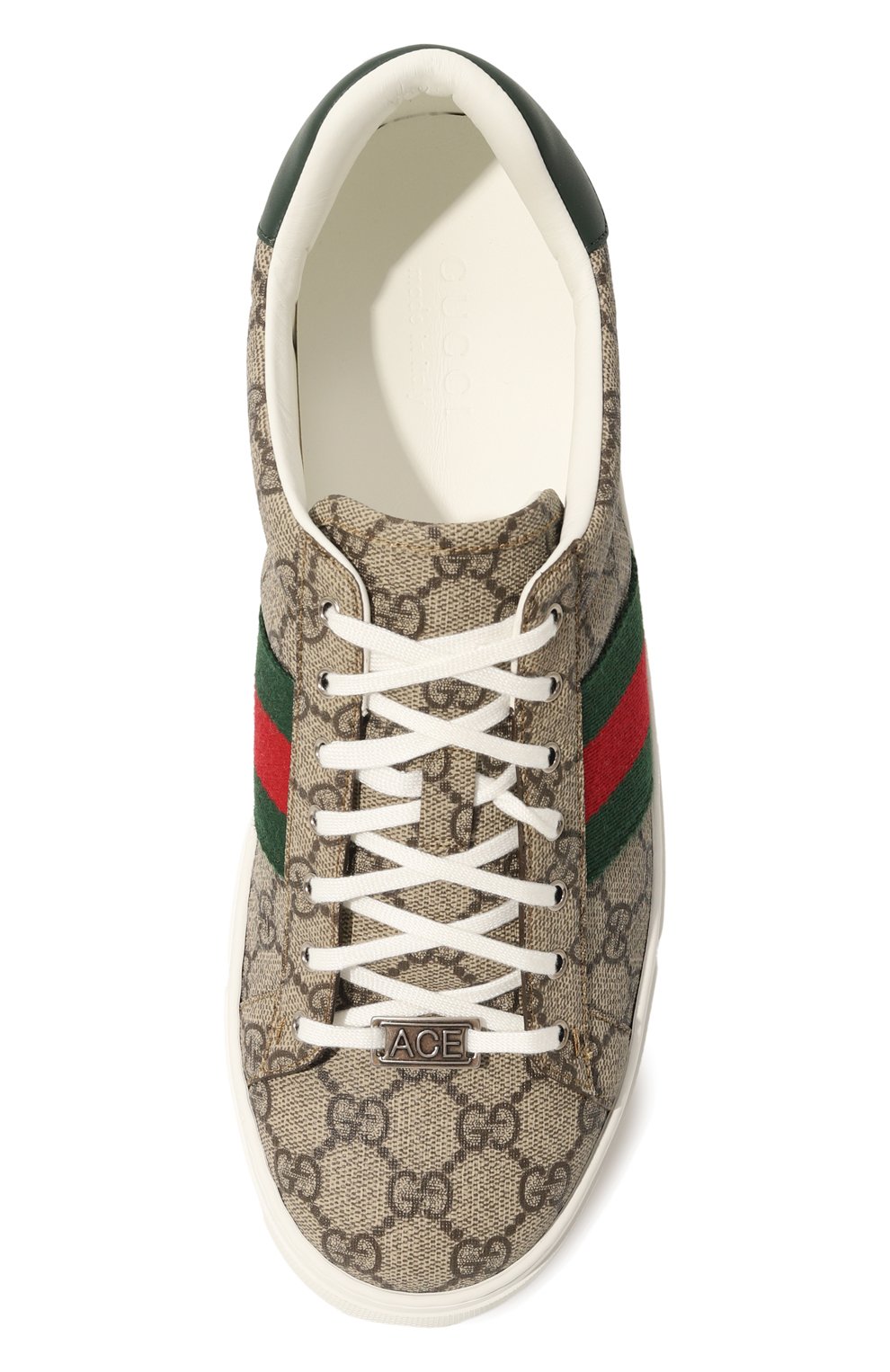 Кеды ace GUCCI бежевого цвета по цене 99500 руб., арт. 760775/FACMZ, фото 6 Кеды ace GUCCI, арт. 760775/FACMZ, фото 6