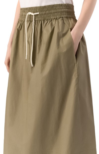 Хлопковая юбка A.P.C., арт. C0HGC-F06442, фото 5