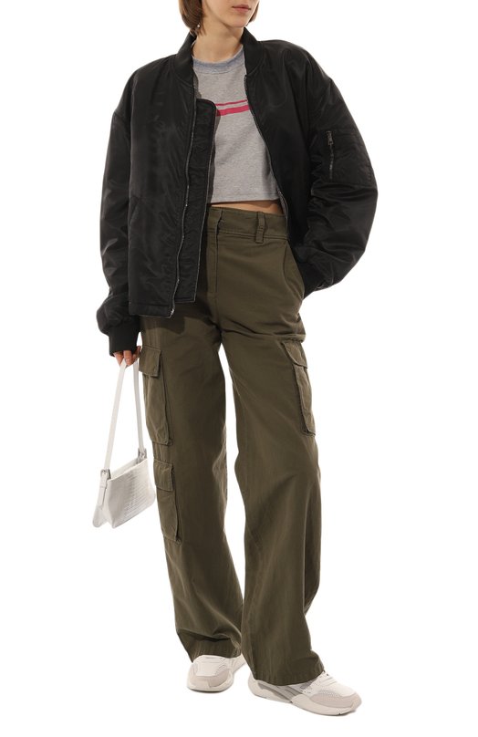 Хлопковая футболка GCDS Серый, фото 2