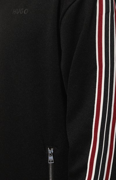 Толстовка HUGO черного цвета по цене 17400 руб., арт. 50497937, фото 5 Толстовка HUGO, арт. 50497937, фото 5