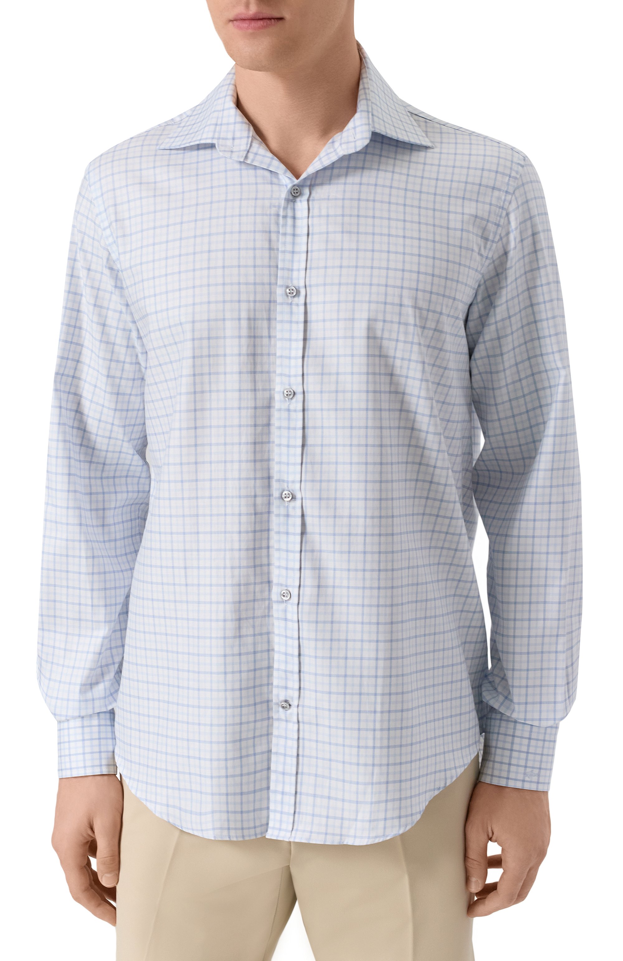 Хлопковая сорочка PAUL&SHARK, арт. 15313193CF, фото 3