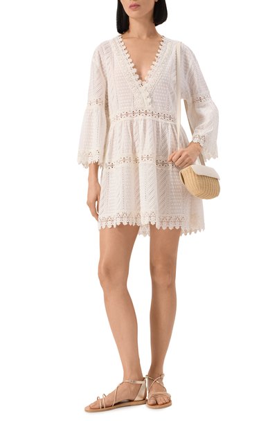 Хлопковое платье MELISSA ODABASH, арт. VICTORIA CORE CR, фото 2